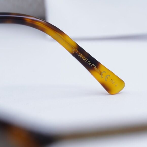 Jimmy Choo BA/G/S 0086 70 Cat Eye Sunglasses - Havana/Gold/Brown - Picture 6 of 7